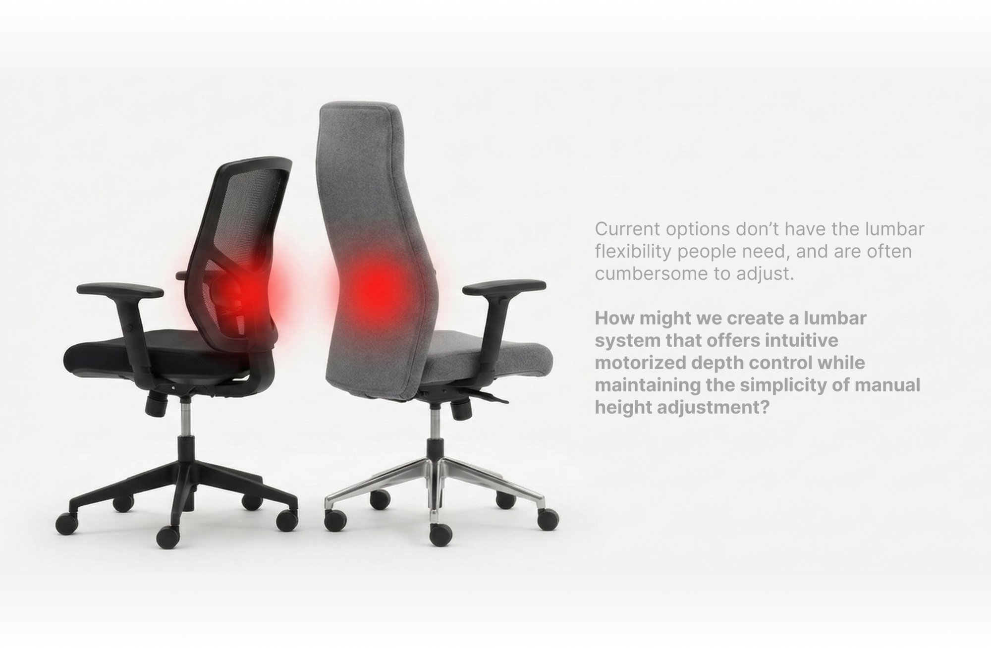 Onyx Chair lumbar detail